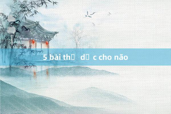 5 bài thể dục cho não