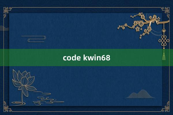 code kwin68