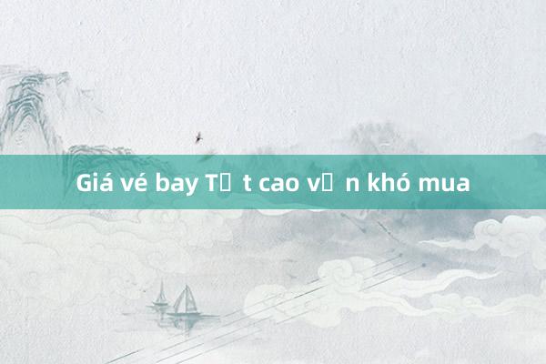 Giá vé bay Tết cao vẫn khó mua